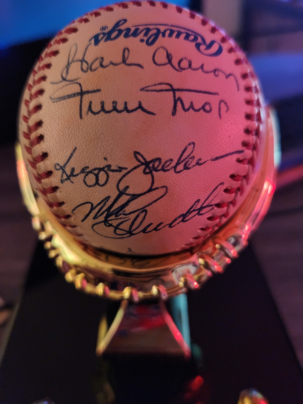 Autographed 500 Home Run Club Baseball